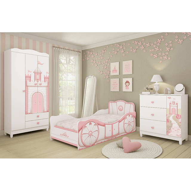 Cómoda Infantil Con Puerta Sofia Blanco