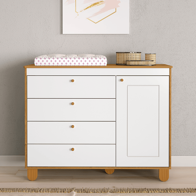 Cómoda Con Puerta Zupi Caramelo