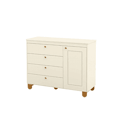 Cómoda Con Puerta Zupi Beige