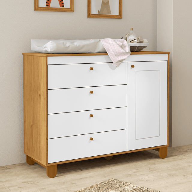 Cómoda Con Puerta Zupi Caramelo