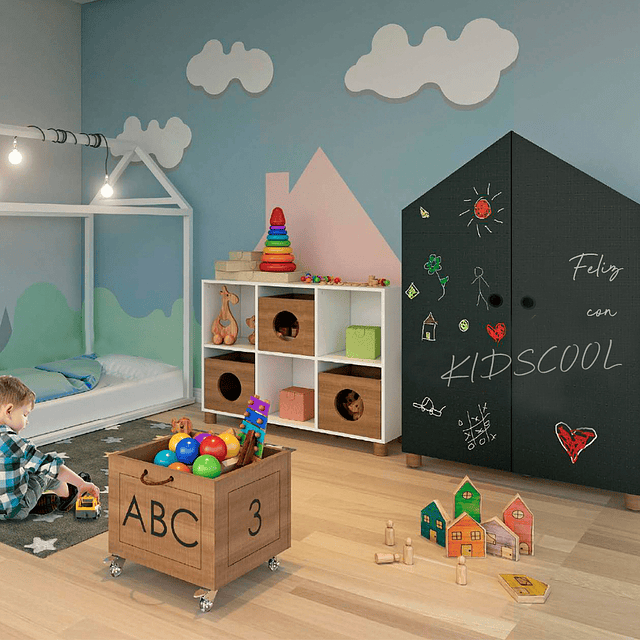 Ropero Infantil con pizarra Kidscool 