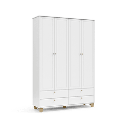 Armario Zupi 2 cuerpos XL Blanco