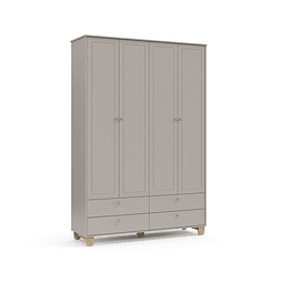 Armario Zupi 2 Cuerpos XL Gris