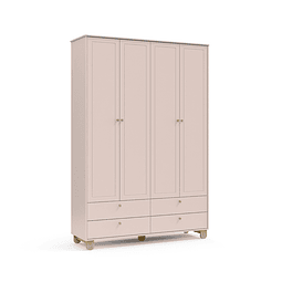 Armario Zupi 2 Cuerpos XL Rosado