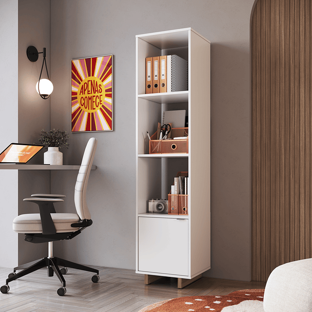 Estante Organizador  Puerta Blanco 