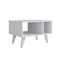 Mesa De Centro Retro Blanco 