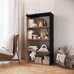 Estante Vertical Castaño 4 Espacios