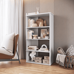 Estante Vertical Blanco 4 Espacios