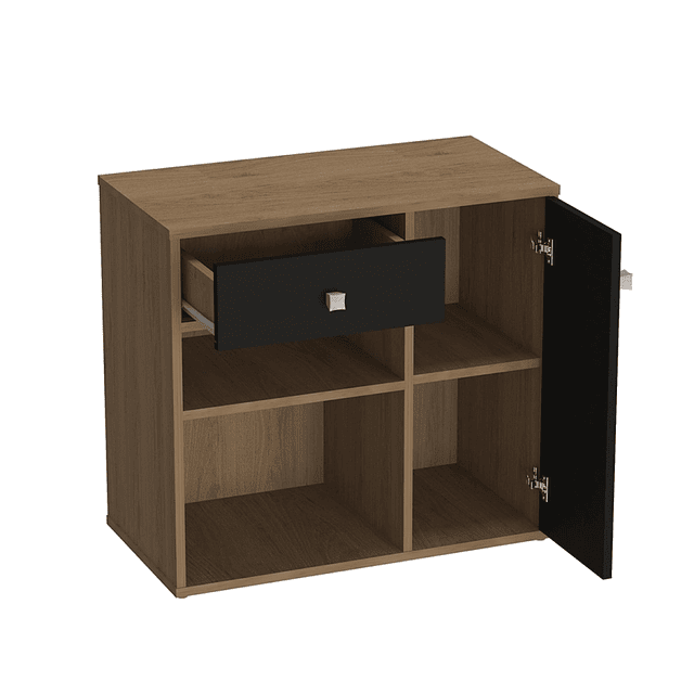 Organizador Multiuso Puerta&cajón Miel Negro