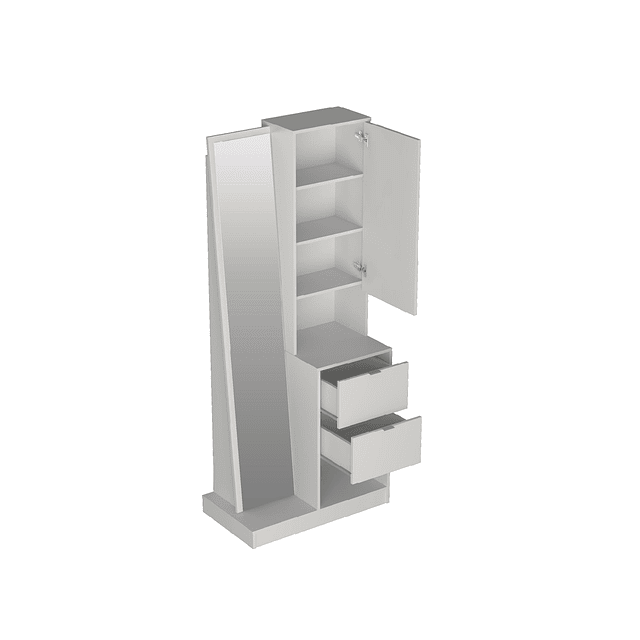 Cómoda Tocador Espejo Blanco