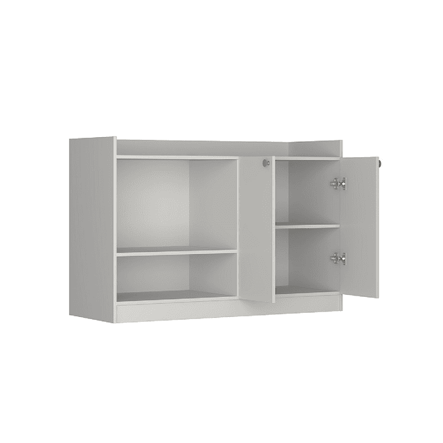 Mueble Organizador De Cocina 2 Puertas  Blanco