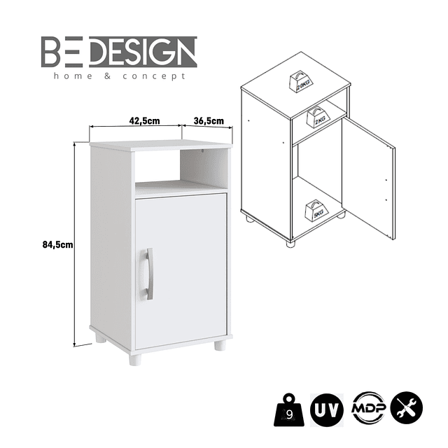 Organizador Multiuso Blanco 