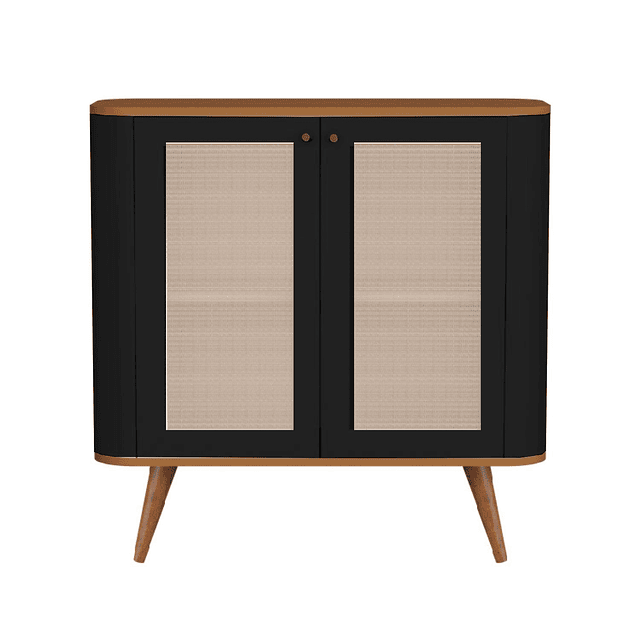 Buffet Neon Negro Caramelo