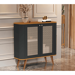 Buffet Neon Negro Caramelo