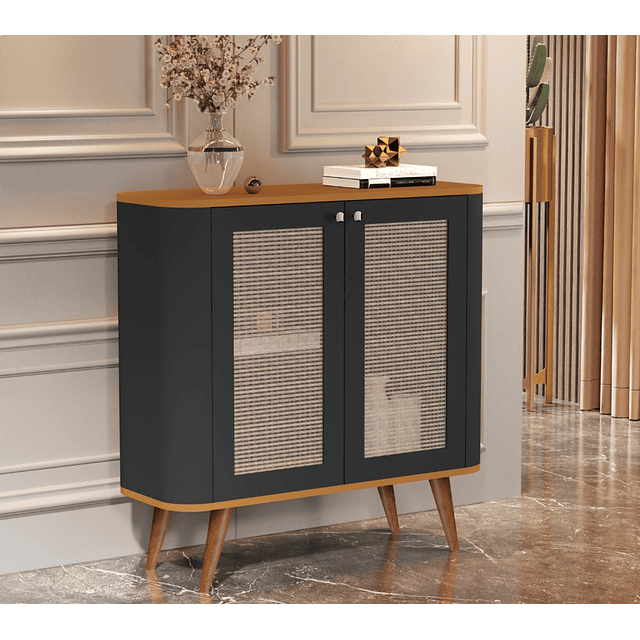 Buffet Neon Negro Caramelo