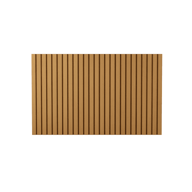 Respaldo Panel Queen Madera Caramelo 24mm