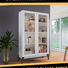 Ofertas Relámpago - Vitrina 2 Puertas Blanca Amber 