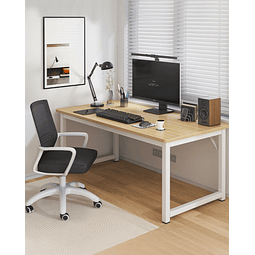 Escritorio Metal Classic Beige Blanco