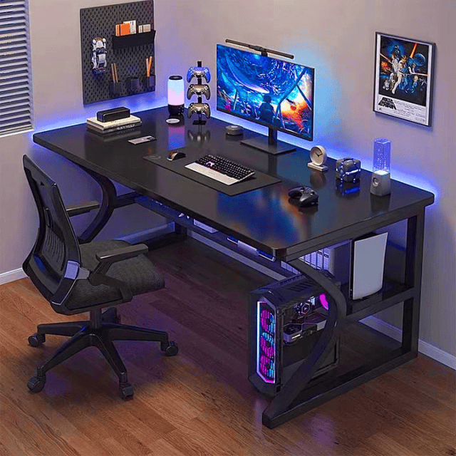 Escritorio Gamer Metal Negro 