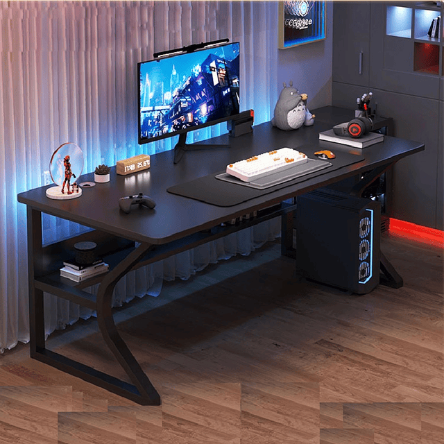 Escritorio Gamer Metal Negro 