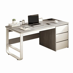 Escritorio Ejecutivo Metal Gris Blanco