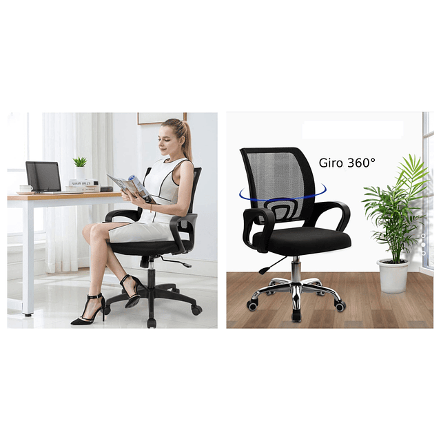 Silla Office 360° Negra