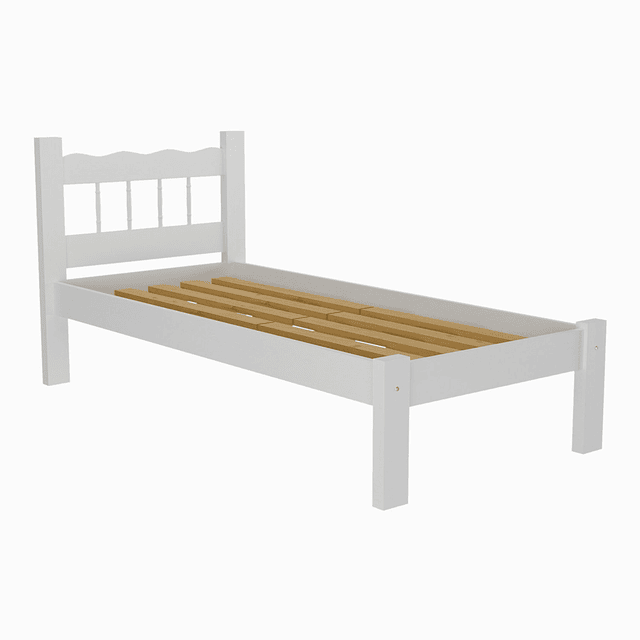 Cama Individual Blanco Be 