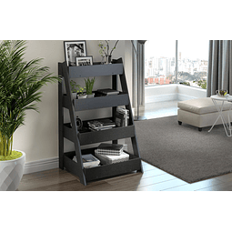 Estante Org Madrid Negro 1001 Life