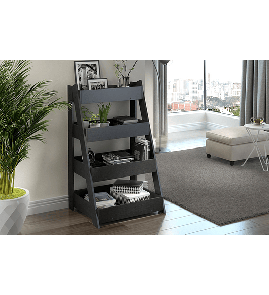 Estante Org Madrid Negro 1001 Life