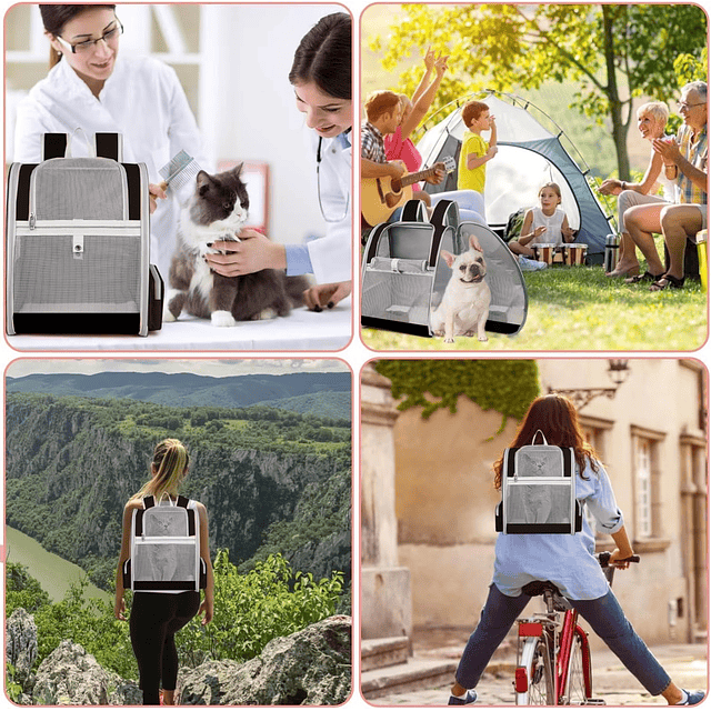 Mochila Transporte  Mascota Black