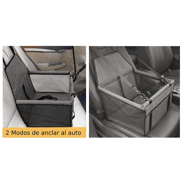 Silla De Auto Gris Para  Mascota 