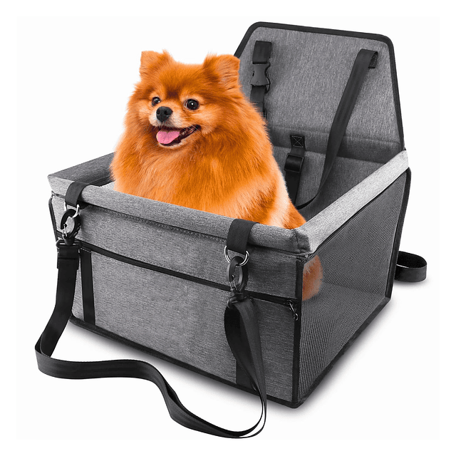 Silla De Auto Gris Para  Mascota 