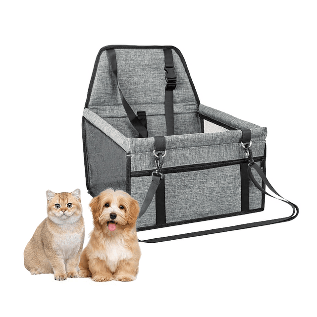 Silla De Auto Gris Para  Mascota 