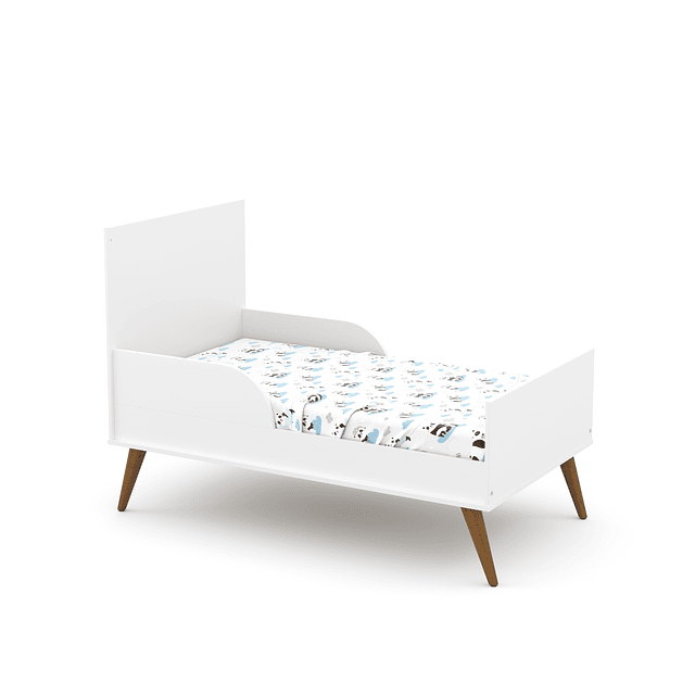 Cuna multifunción Gold Blanca Eco Wood 