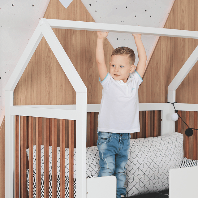 Cuna Sognare Montessori Blanca/Miel 