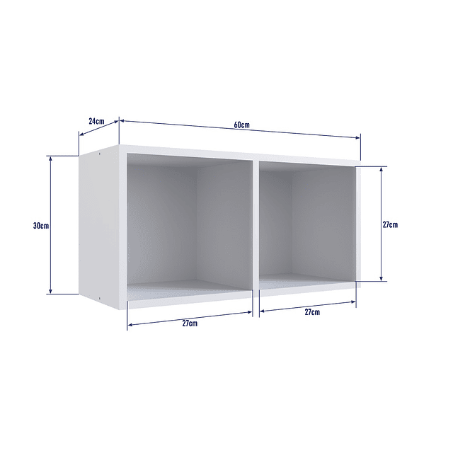 Repisa Honey Doble Blanco