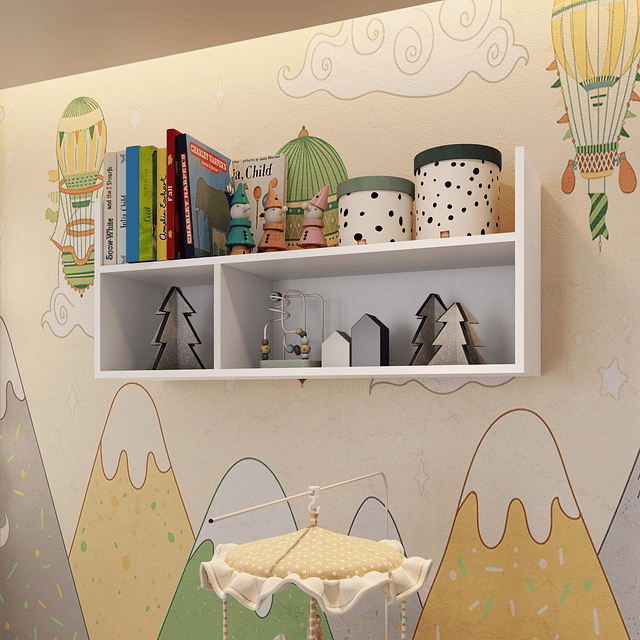 Repisa Honey Cubo Blanco