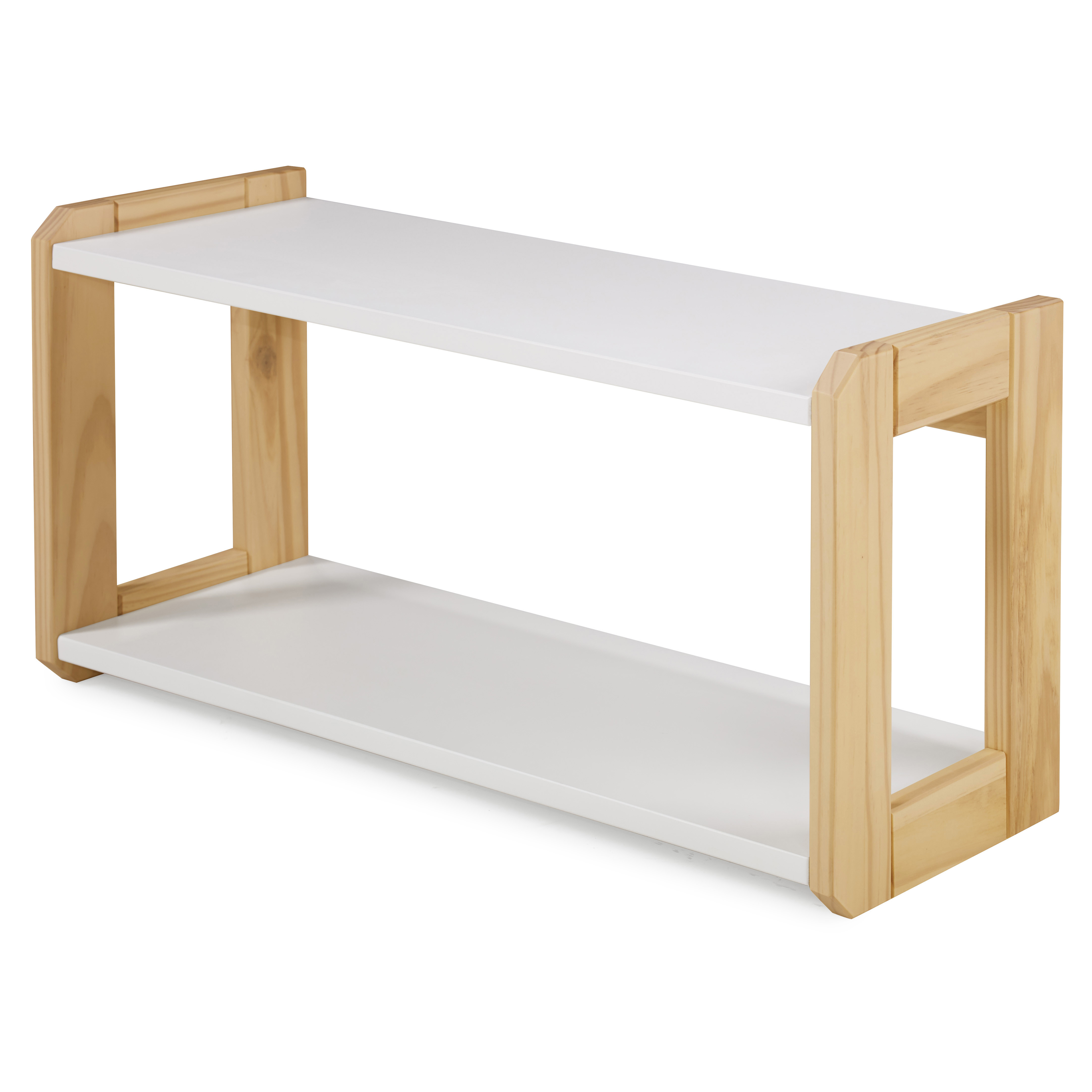 Repisa Aerea Madera Vin Blanco