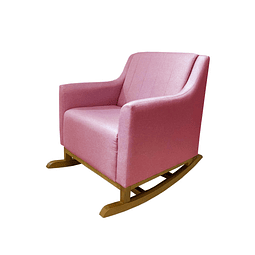 Poltrona Mecedora Sognare Rosado