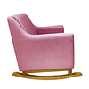Poltrona Mecedora Sognare Rosado