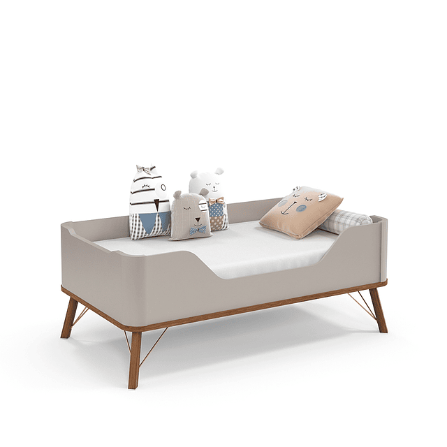 Cuna Albi 3 Funciones En 1 Gris