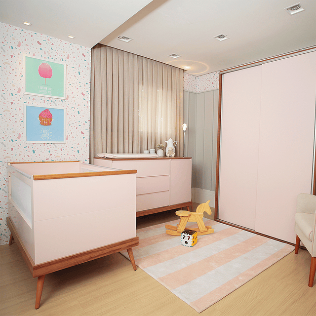 Cuna Sognare Cancao Rosada