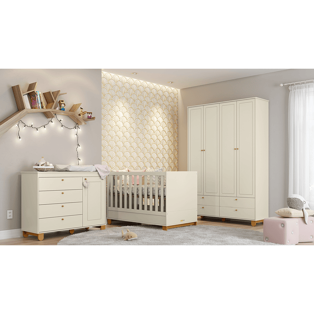 Cuna Madera New Zupi Beige