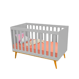 Cuna Gris Miel Ludmila 2 Funciones