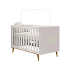 Cuna Blanco Miel Ludmila 2 Funciones
