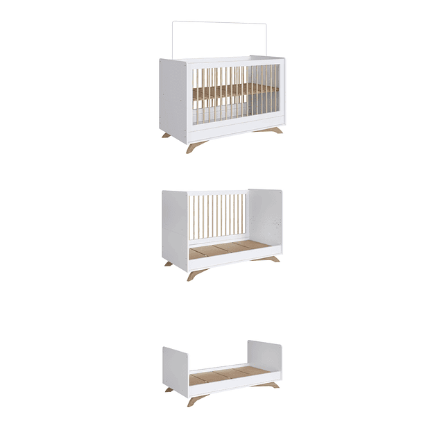 Cuna Blanca 3 Funciones Affet 