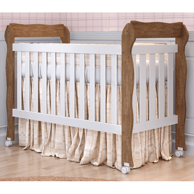 Cuna Blanco/Cafe 3 Funciones Lila 