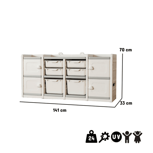 Organizador Horizontal 8 Sunny 