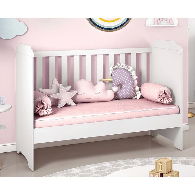 Cuna Blanca Mel 3 Funciones 