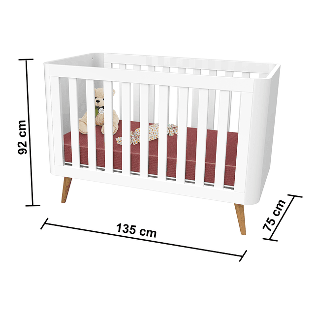 Cuna Blanca Agatha 3 Funciones